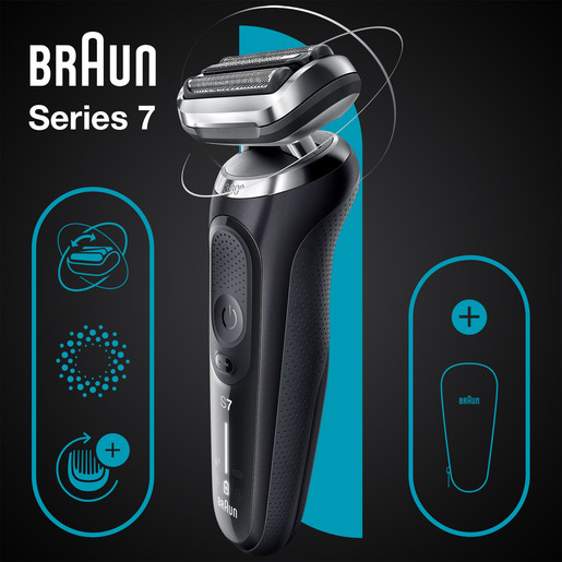 BRAUN aparat za brijanje 71-N1000s, Serija 7, Wet & Dry, Crni