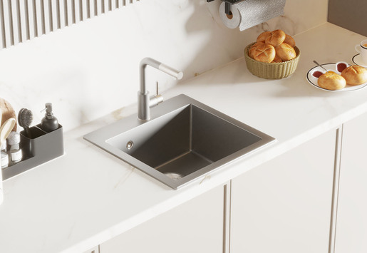 Metalac sudoper xAtos 50 / sivi