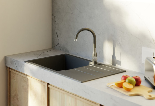 Metalac sudoper xAtos Mega / crni