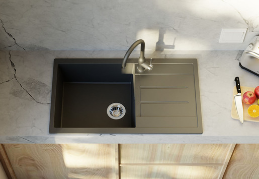 Metalac sudoper xAtos Plus / sivi