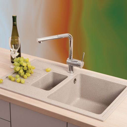 Metalac sudoper xQuadro Plus 1.5 / crni