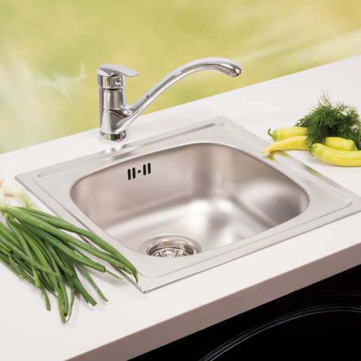 Metalac sudoper Quadro 60 / inox / usadni