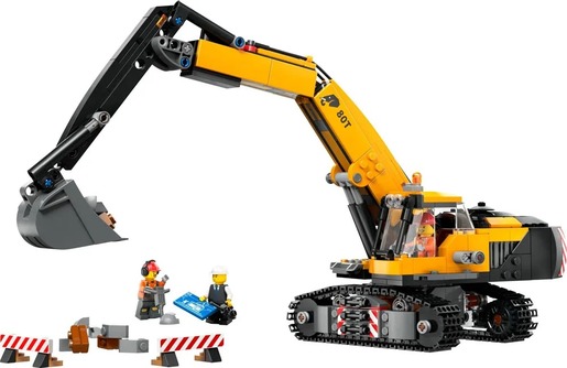 LEGO Žuti građevinski bager 60420