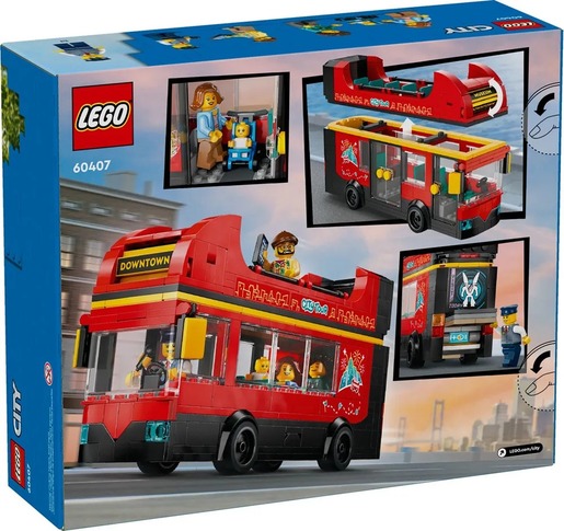 LEGO Crveni turistički autobus na sprat 60407