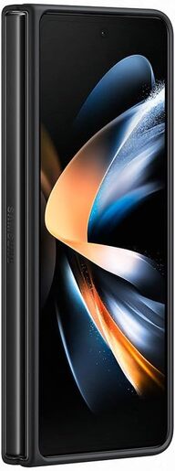 Maska za Samsung Galaxy Z Fold4, EF-VF936LBEGWW, Leather Cover Black