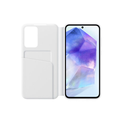 Maska za Samsung Galaxy A55, EF-ZA556CWEGWW, Smart View Wallet Case White