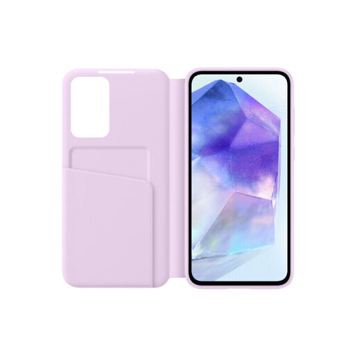 Maska za Samsung Galaxy A55, EF-ZA556CVEGWW, Smart View Wallet Case Lavender