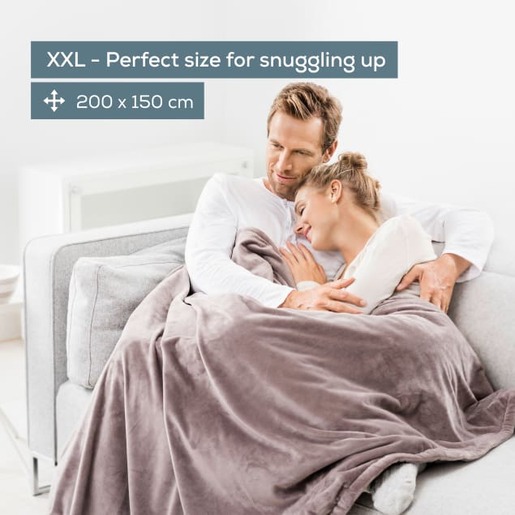 Beurer HD 150 XXL električna deka,  Cosy Taupe