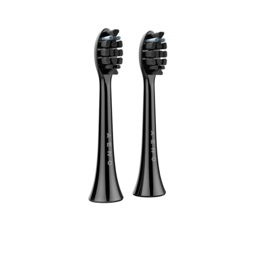 AENO zamjenska glava električne četkice ADBTH4-6 (za ADB0004/ADB0006 i ADB0003/ADB0005); crna; Dupont bristles; 2 kom