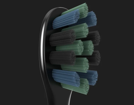 AENO SMART Sonic električna četkica DB2S: crna, 4 moda+8smart, bežično punjenje; 3 glave; putna torbica; 46000 rpm, 90 dana bez punjenja; IPX7