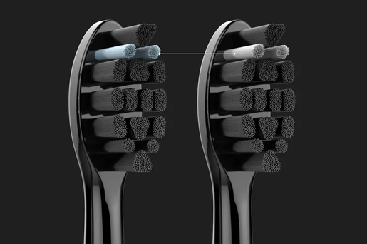 AENO Sonic električna četkica DB6: crna, 5 modova, bežično punjenje; 2 glave; 46000 rpm, 40 dana bez punjenja; IPX7