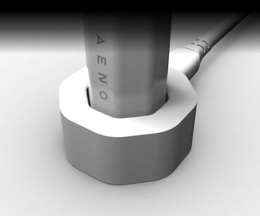 AENO SMART Sonic električna četkica DB1S: bijela, 4 moda+8 smart, bežično punjenje; 3 glave; putna torbica; 46000 rpm, 90 dana bez punjenja; IPX7