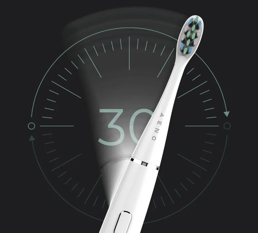 AENO SMART Sonic električna četkica DB1S: bijela, 4 moda+8 smart, bežično punjenje; 3 glave; putna torbica; 46000 rpm, 90 dana bez punjenja; IPX7