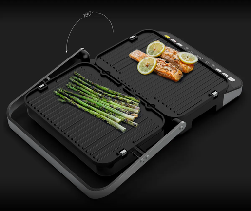 AENO električni grill EG5: 2000W, 2 moda pečenja