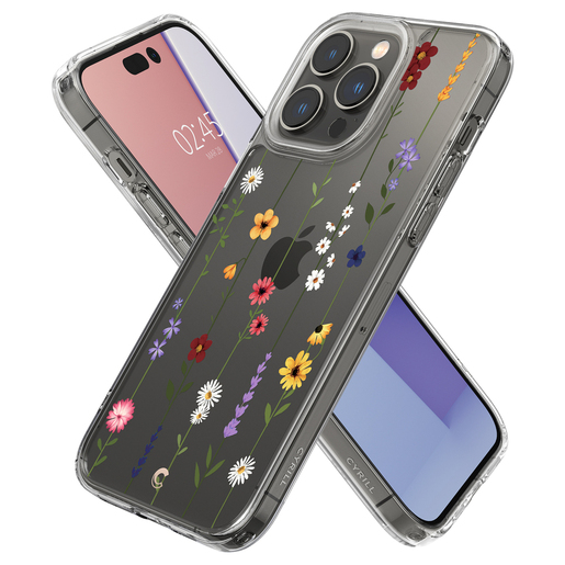 Spigen® Cecile Mag by Cyrill Collection ACS05019, maska za iPhone 14 Pro - Flower Garden