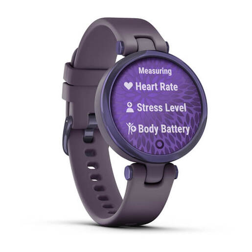 GARMIN Lily Sport Midnight Orchid Deep Orchid, 34mm, pametni sat, 010-02384-12