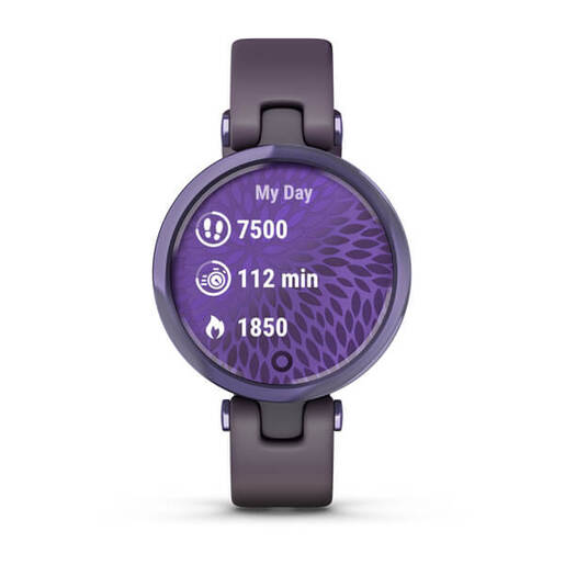 GARMIN Lily Sport Midnight Orchid Deep Orchid, 34mm, pametni sat, 010-02384-12