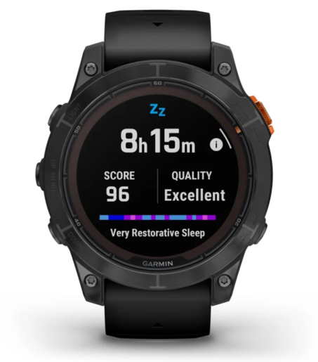GARMIN Fenix 7 PRO SOLAR, Tamnosivi s crnim remenom, 47mm, Pametni sat, 010-02777-01
