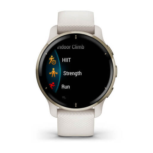GARMIN Venu 2 Plus, Ivory Cream Gold, 43mm, pametni sat,  010-02496-12