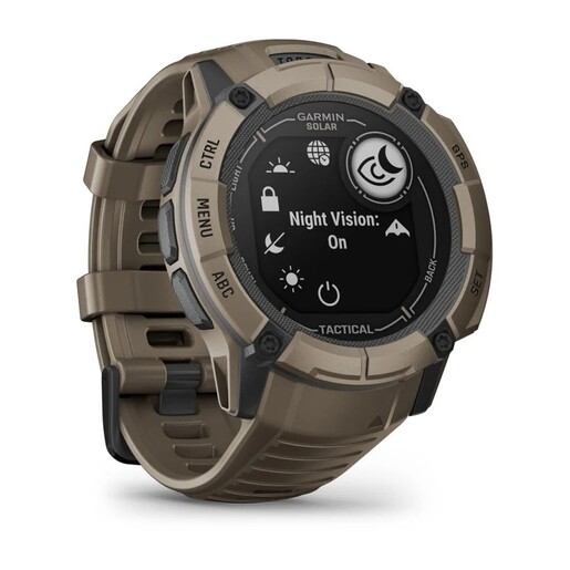 GARMIN Instinct 2X Solar Tactical Edition, 50mm Coyote Tan pametni sat, 010-02805-02