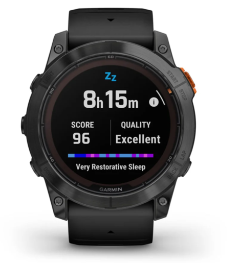 GARMIN Fenix 7X PRO SOLAR, Tamnosivi sa crnim remenom, 51mm, pametni sat, 010-02778-01