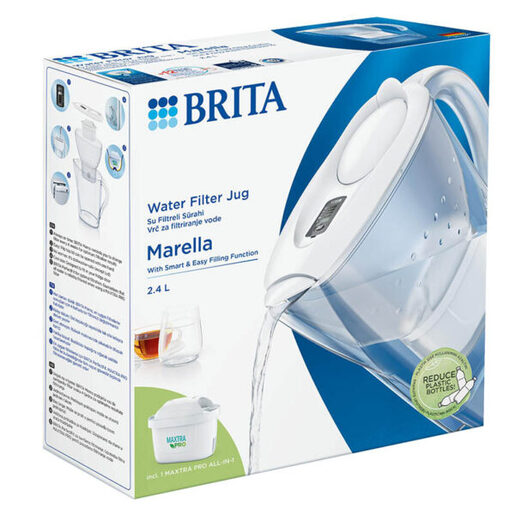 Brita Marella Cool Pro bokal za filtriranje vode 1,4L bijeli - 1052719
