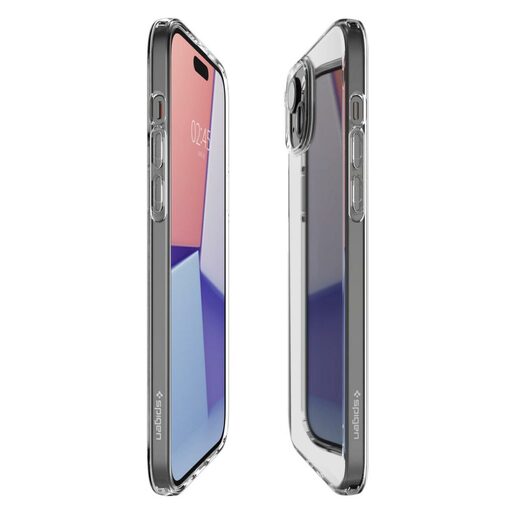 Spigen® Liquid Crystal ACS06786, maska za iPhone 15  – Crystal Clear
