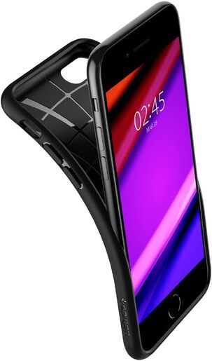 Spigen® Core Armor™ ACS00881, maska za iPhone SE – Matte Black