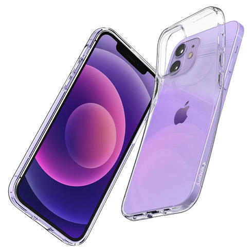 Spigen® Crystal Flex™ ACS01517, maska za iPhone 12 / 12 Pro – Crystal Clear