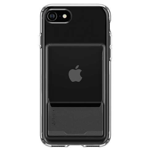 Spigen® Crystal Slot ACS04359, maska za iPhone SE (2022/2020)  – Crystal Clear