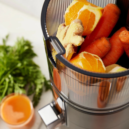 HUROM sokovnik H400-BEC05WW hladno cijeđenje; 90 rpm; bijela