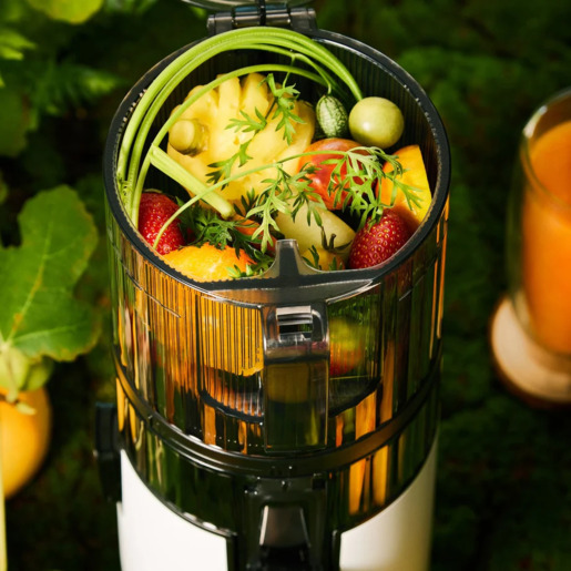 HUROM sokovnik H400-BEC05WW hladno cijeđenje; 90 rpm; bijela