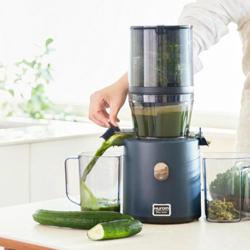 HUROM sokovnik H330P-BES01CL hladno cijeđenje; 50 rpm; Charcoal