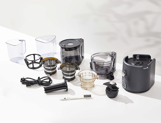 HUROM sokovnik H330P-BES01CL hladno cijeđenje; 50 rpm; Charcoal