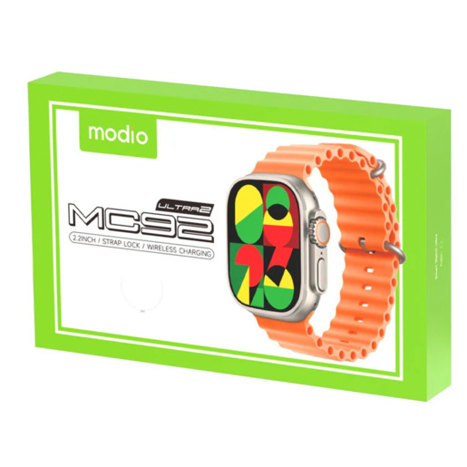 Modio MC92 Ultra 2 pametni sat, Orange (2 narukvice)