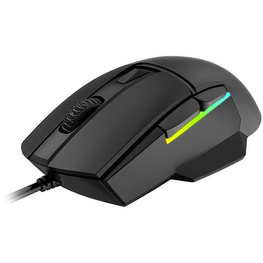 LORGAR gaming miš Jetter 357, 6 programabilnih tipki, Pixart ATG4090 sensor, DPI 8000, USB,RGB, crni