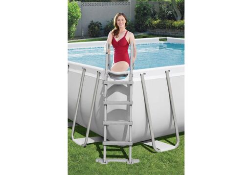 Bestway Power Steel bazen 549 x 274 x 122 cm sa pumpom, metalna konstrukcija, merdevine, pokrivač - 56465
