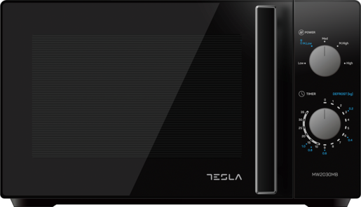 TESLA mikrovalna MW2030MB neto vol. 20 l; snaga 700 W;5 nivoa; mehaničke kontrole; odmrzavanje