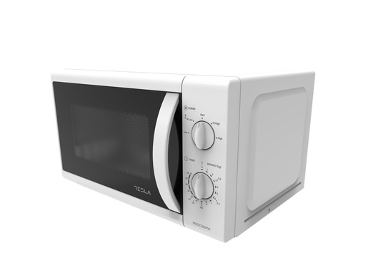 TESLA mikrovalna MW2030MW mehaničke komande;20 lit;bijel;700 W; 5 nivoa jačine; tajmer 35 minuta