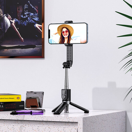 Borofone Stativ tripod selfie stap za mobitel (dolazi bluetooth daljinski), BY9 Streamer mini