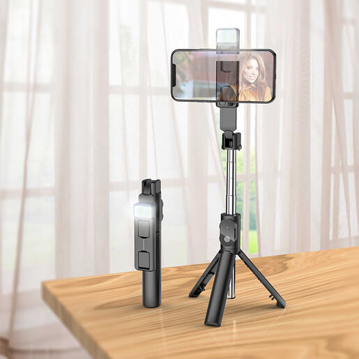Borofone Stativ tripod selfie stap za mobitel (dolazi bluetooth daljinski), BY8 Magic fill light