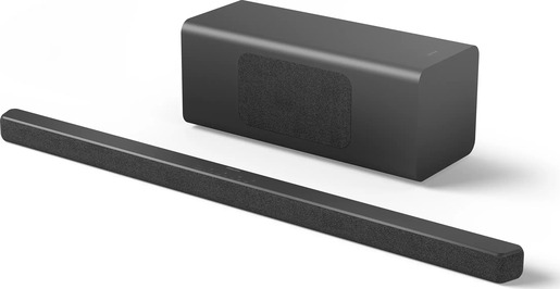 PHILIPS Soundbar TAB6309/10, 2.1 sa bežičnim niskotoncem, RMS 320W, Bluetooth, Tamnosivi