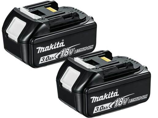 MAKITA akumulatorski set DLX2339J (DDF482, DTD156, BL1830Bx2, DC18RC)