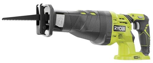 RYOBI akumulatorska sabljasta pila R18RS-0 - 18V ONE+, broj uboda 2900/min, rez u drvu do 200mm, masa 2,4kg, 1x pilica za drvo - SAMO ALAT