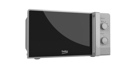 BEKO mikrovalna MOC20100SFB Srebrena; 700 W; 20.0 L.; 5 nivoa snage; Mehanička