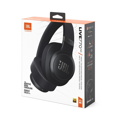 JBL bežične bluetooth slušalice on-ear, LIVE 770 NC BLACK