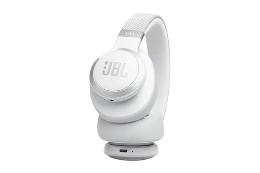 JBL bežične bluetooth slušalice on-ear, LIVE 770 NC WHITE