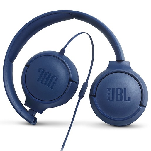 JBL žičane slušalice on-ear, TUNE 500 BLUE