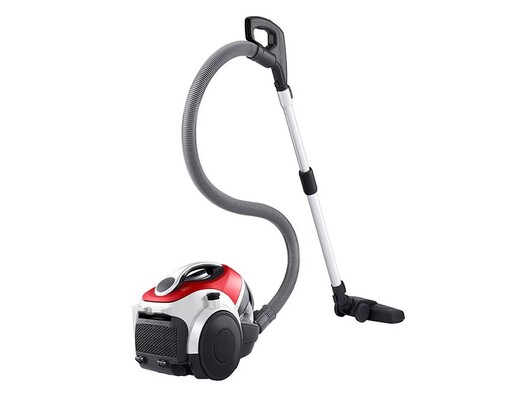 LG usisivač VK8506NHAG Kompressor s posudom 650 W; HEPA filter; crveno-bijeli