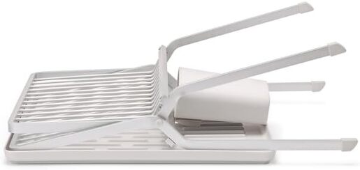 Brabantia sklopivi ocjeđivač posuđa, svijetlosivi 139383